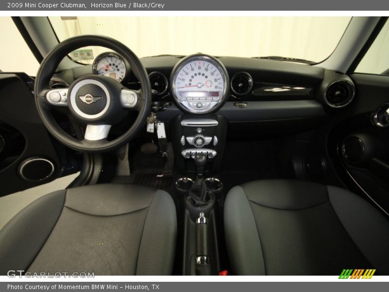 Horizon Blue / Black/Grey 2009 Mini Cooper Clubman