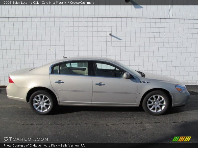 Gold Mist Metallic / Cocoa/Cashmere 2008 Buick Lucerne CXL