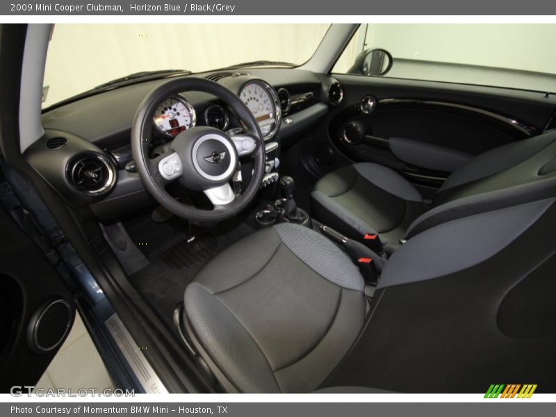 Horizon Blue / Black/Grey 2009 Mini Cooper Clubman