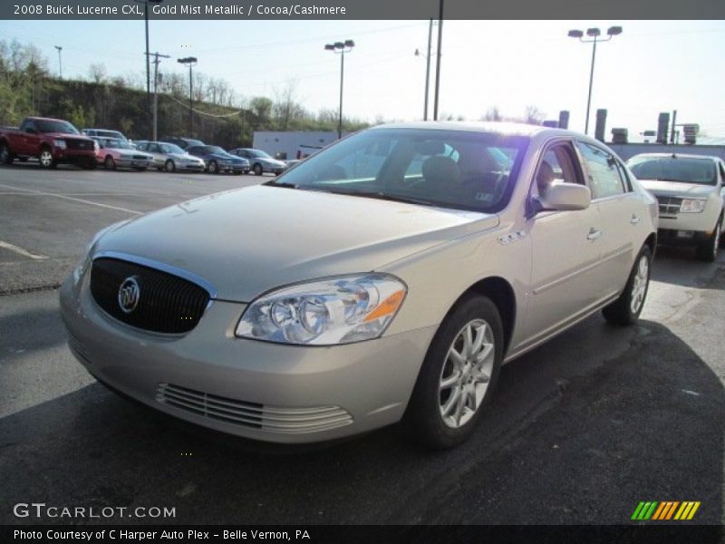 Gold Mist Metallic / Cocoa/Cashmere 2008 Buick Lucerne CXL