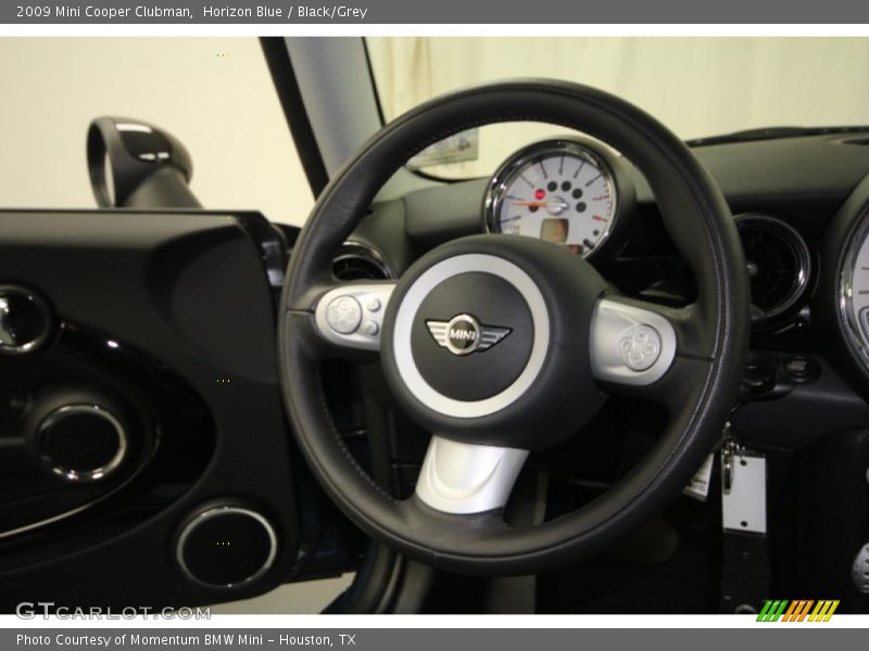 Horizon Blue / Black/Grey 2009 Mini Cooper Clubman