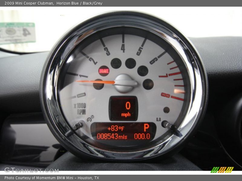 Horizon Blue / Black/Grey 2009 Mini Cooper Clubman
