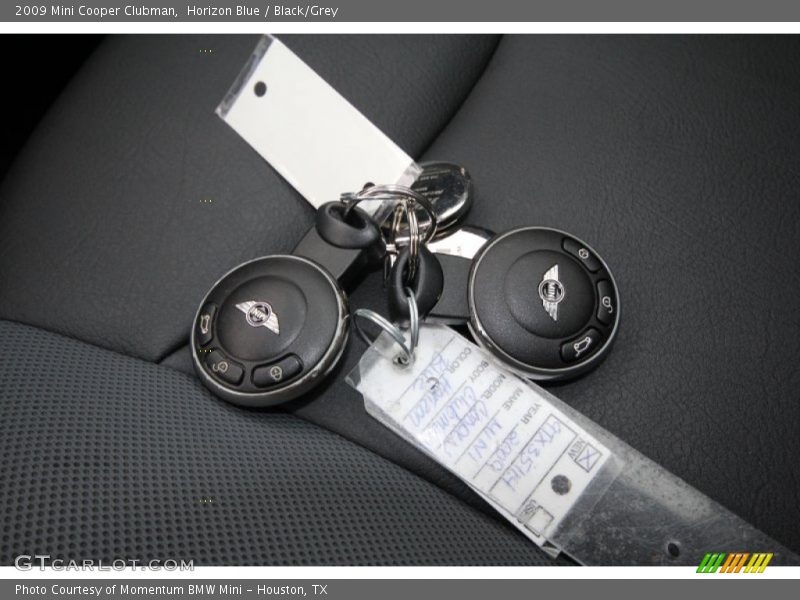 Horizon Blue / Black/Grey 2009 Mini Cooper Clubman
