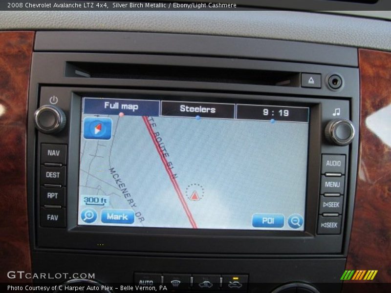 Silver Birch Metallic / Ebony/Light Cashmere 2008 Chevrolet Avalanche LTZ 4x4