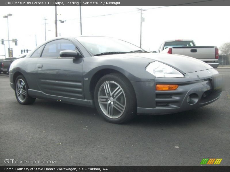 Sterling Silver Metallic / Midnight 2003 Mitsubishi Eclipse GTS Coupe