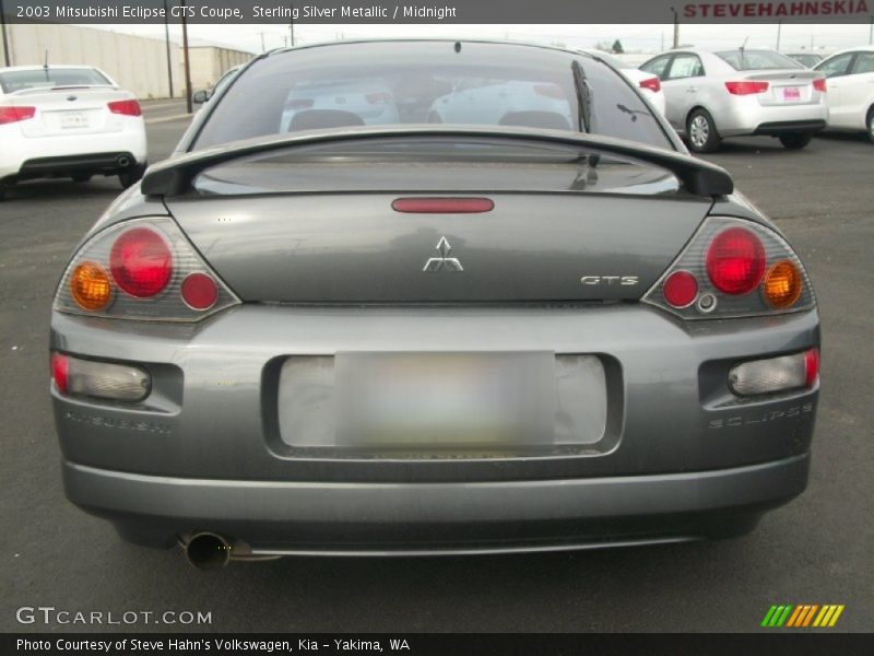 Sterling Silver Metallic / Midnight 2003 Mitsubishi Eclipse GTS Coupe