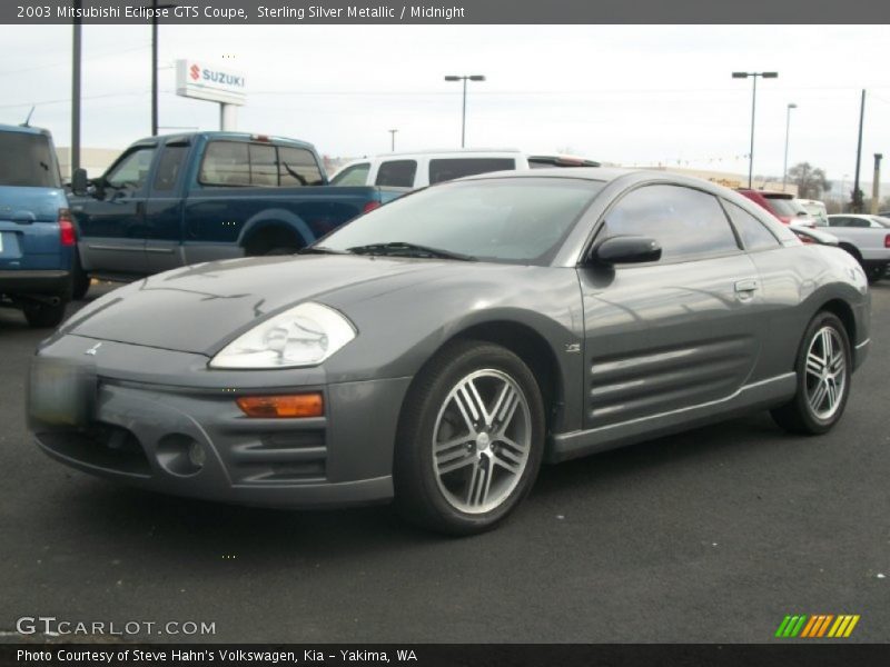 Sterling Silver Metallic / Midnight 2003 Mitsubishi Eclipse GTS Coupe