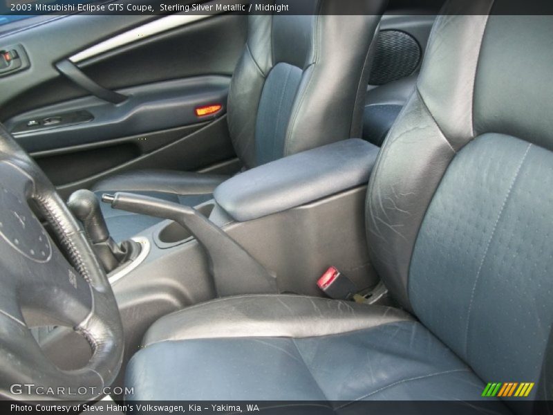 Sterling Silver Metallic / Midnight 2003 Mitsubishi Eclipse GTS Coupe