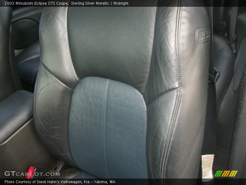 Sterling Silver Metallic / Midnight 2003 Mitsubishi Eclipse GTS Coupe