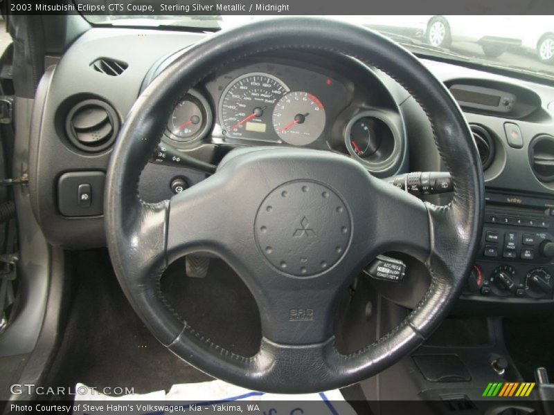 Sterling Silver Metallic / Midnight 2003 Mitsubishi Eclipse GTS Coupe
