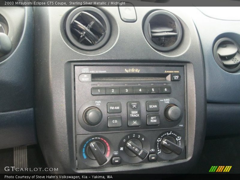 Sterling Silver Metallic / Midnight 2003 Mitsubishi Eclipse GTS Coupe