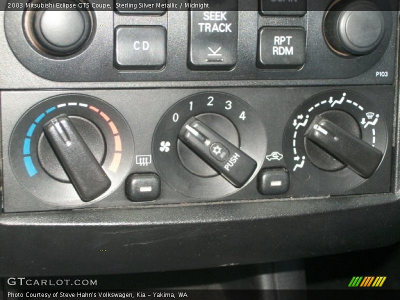 Sterling Silver Metallic / Midnight 2003 Mitsubishi Eclipse GTS Coupe