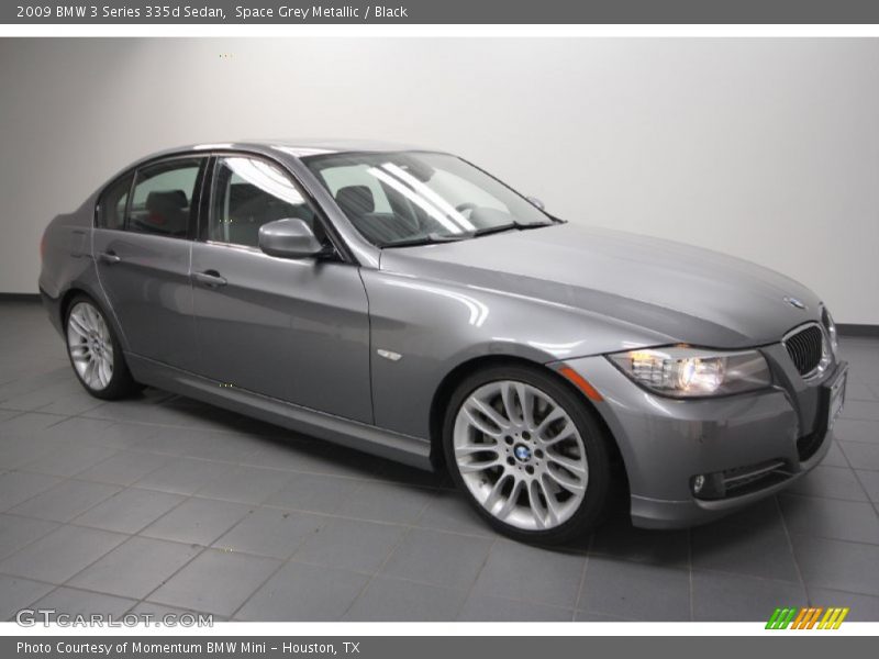 Space Grey Metallic / Black 2009 BMW 3 Series 335d Sedan