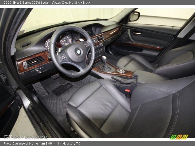 Space Grey Metallic / Black 2009 BMW 3 Series 335d Sedan