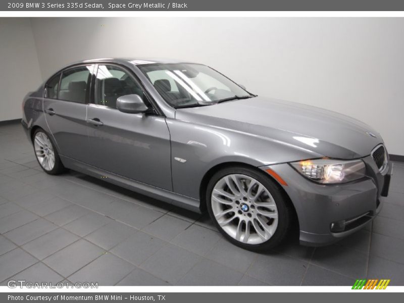 Space Grey Metallic / Black 2009 BMW 3 Series 335d Sedan