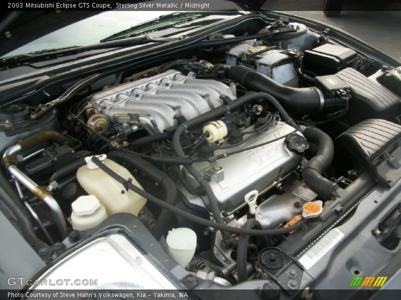 Sterling Silver Metallic / Midnight 2003 Mitsubishi Eclipse GTS Coupe