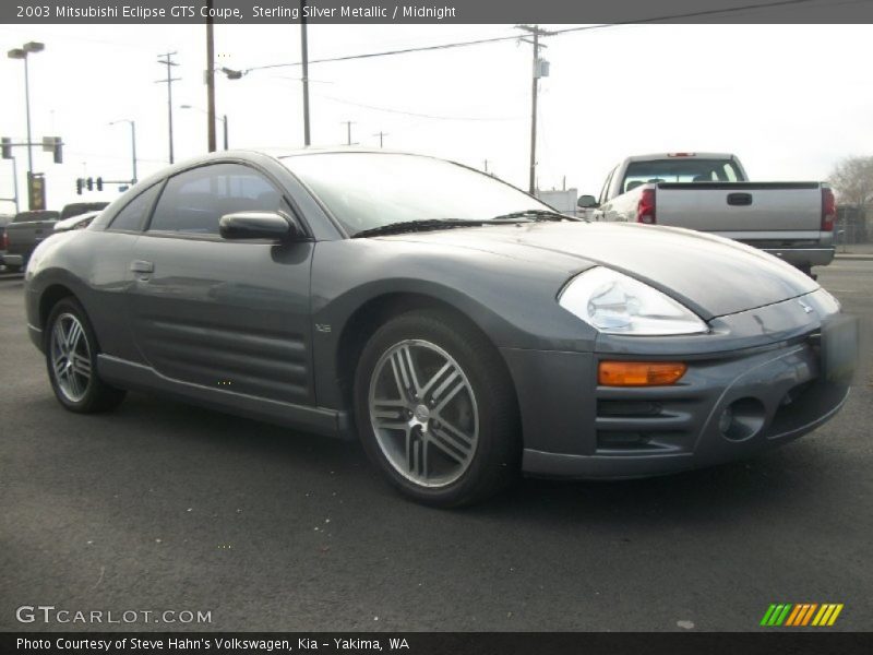 Sterling Silver Metallic / Midnight 2003 Mitsubishi Eclipse GTS Coupe