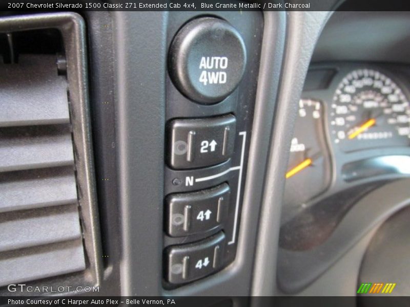 Blue Granite Metallic / Dark Charcoal 2007 Chevrolet Silverado 1500 Classic Z71 Extended Cab 4x4