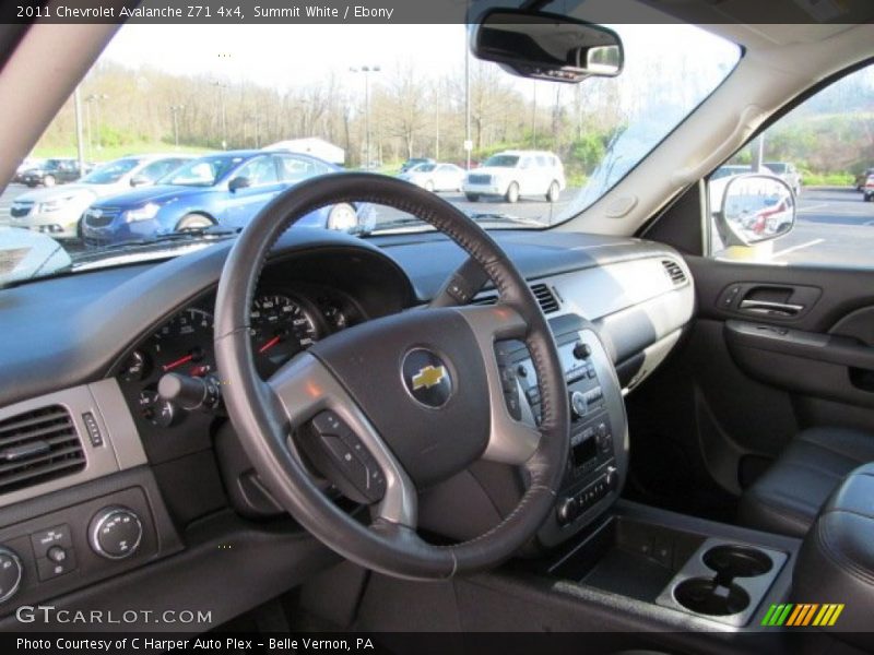 Summit White / Ebony 2011 Chevrolet Avalanche Z71 4x4