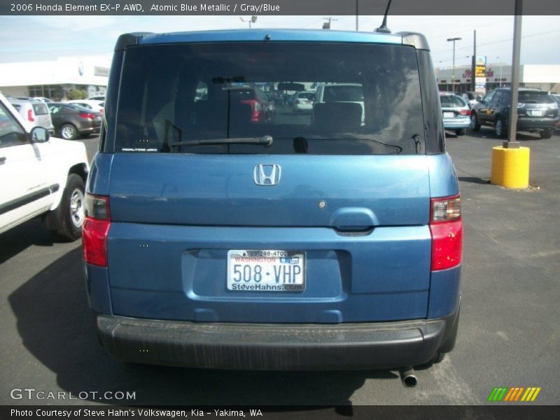 Atomic Blue Metallic / Gray/Blue 2006 Honda Element EX-P AWD