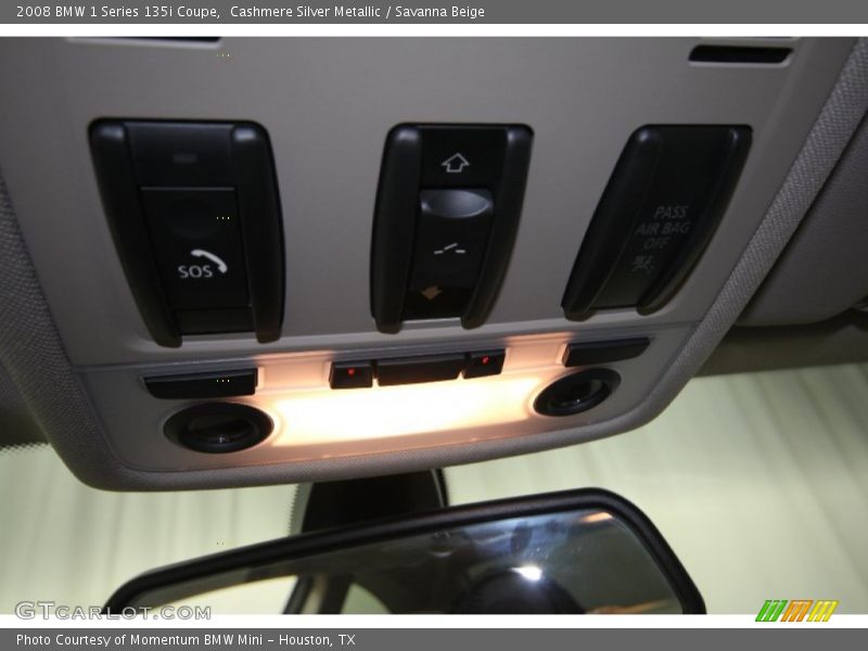 Cashmere Silver Metallic / Savanna Beige 2008 BMW 1 Series 135i Coupe