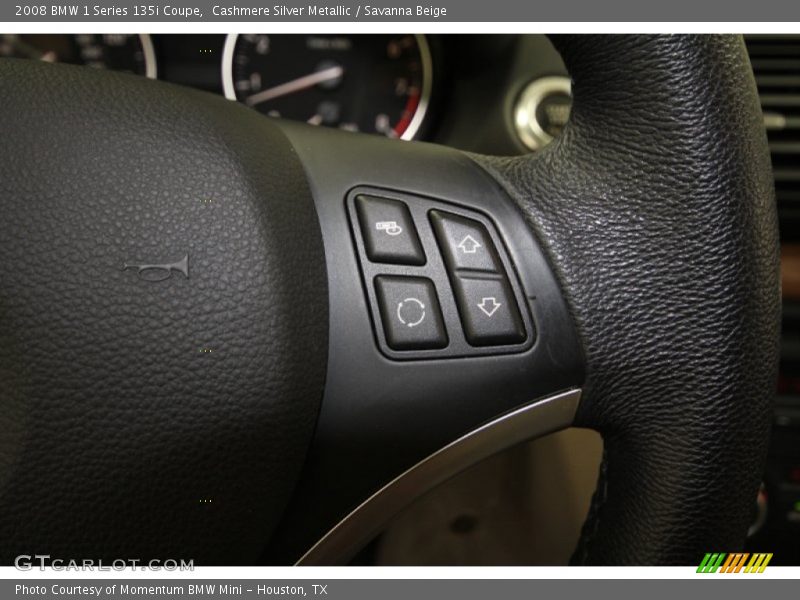 Cashmere Silver Metallic / Savanna Beige 2008 BMW 1 Series 135i Coupe