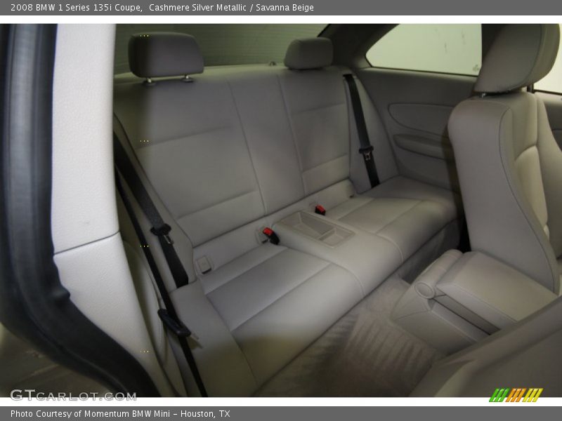 Cashmere Silver Metallic / Savanna Beige 2008 BMW 1 Series 135i Coupe