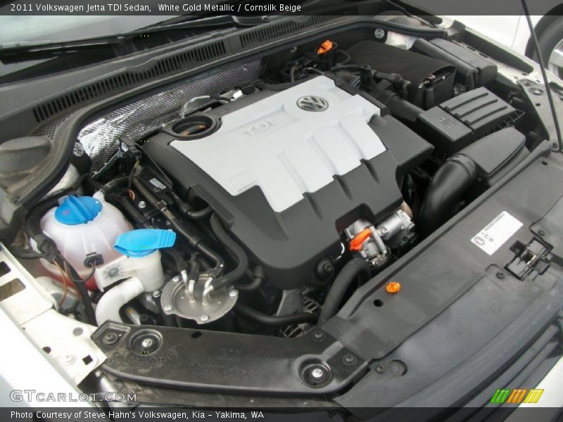 White Gold Metallic / Cornsilk Beige 2011 Volkswagen Jetta TDI Sedan