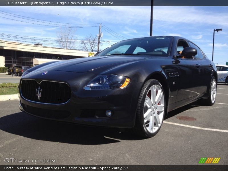 Grigio Granito (Dark Grey) / Cuoio 2012 Maserati Quattroporte S