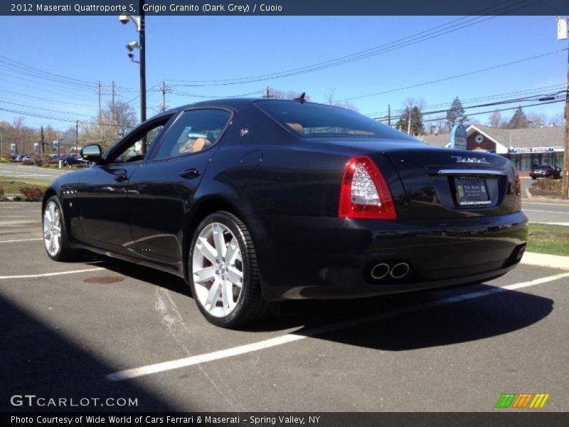 Grigio Granito (Dark Grey) / Cuoio 2012 Maserati Quattroporte S