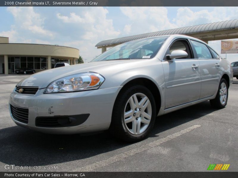 Silverstone Metallic / Gray 2008 Chevrolet Impala LT