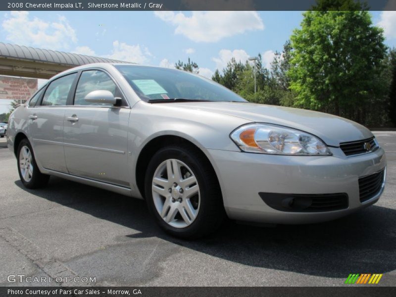 Silverstone Metallic / Gray 2008 Chevrolet Impala LT