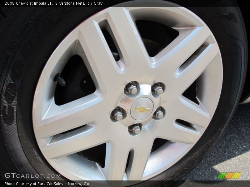 Silverstone Metallic / Gray 2008 Chevrolet Impala LT