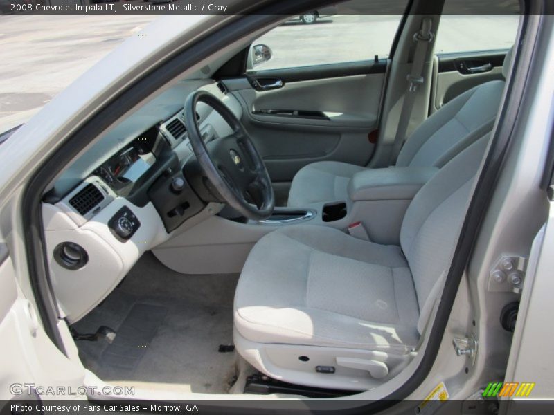 Silverstone Metallic / Gray 2008 Chevrolet Impala LT