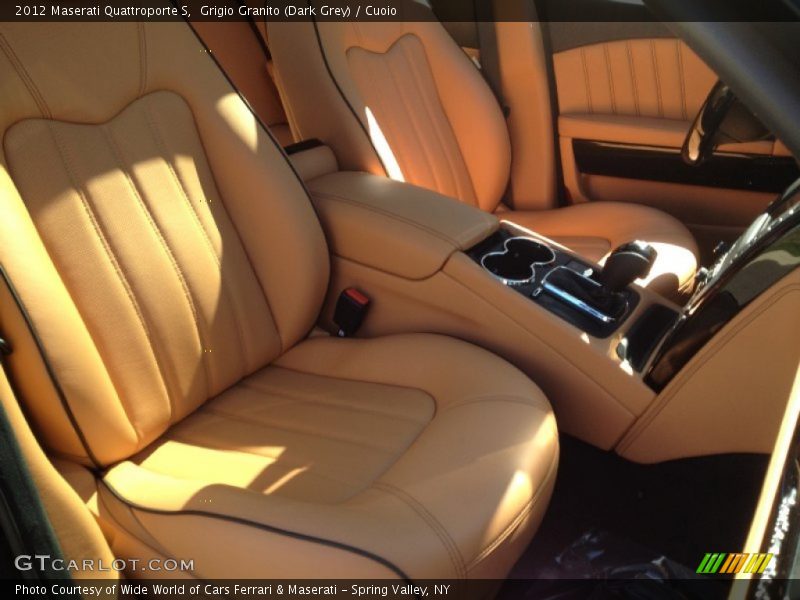Grigio Granito (Dark Grey) / Cuoio 2012 Maserati Quattroporte S