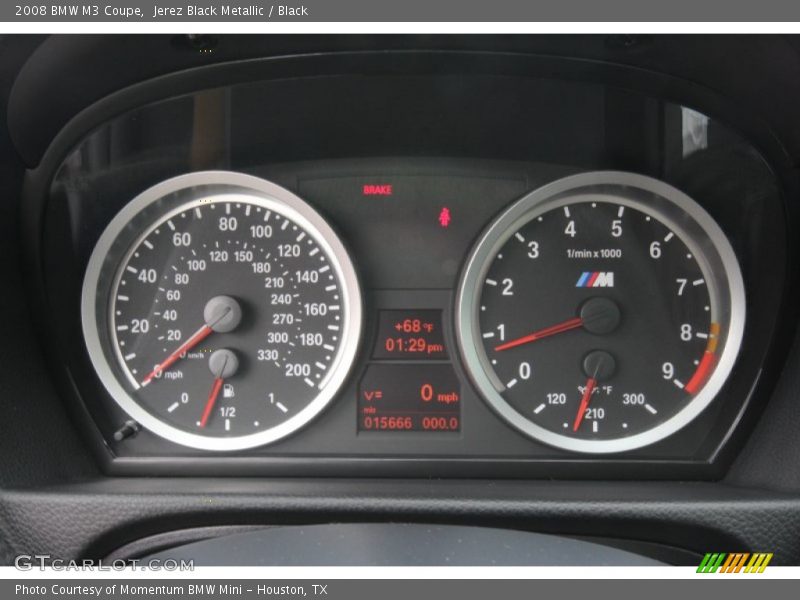  2008 M3 Coupe Coupe Gauges