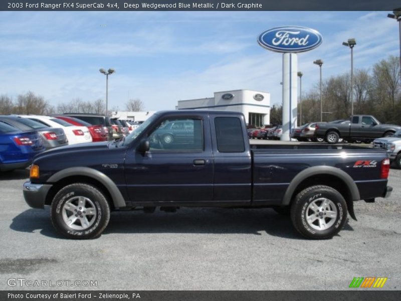  2003 Ranger FX4 SuperCab 4x4 Deep Wedgewood Blue Metallic