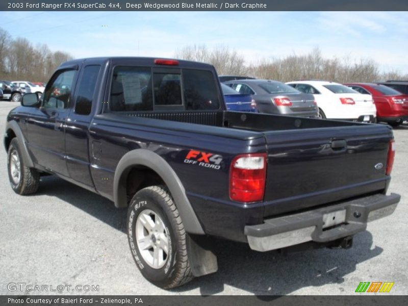  2003 Ranger FX4 SuperCab 4x4 Deep Wedgewood Blue Metallic