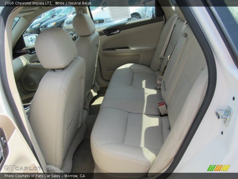 White / Neutral Beige 2006 Chevrolet Impala LTZ