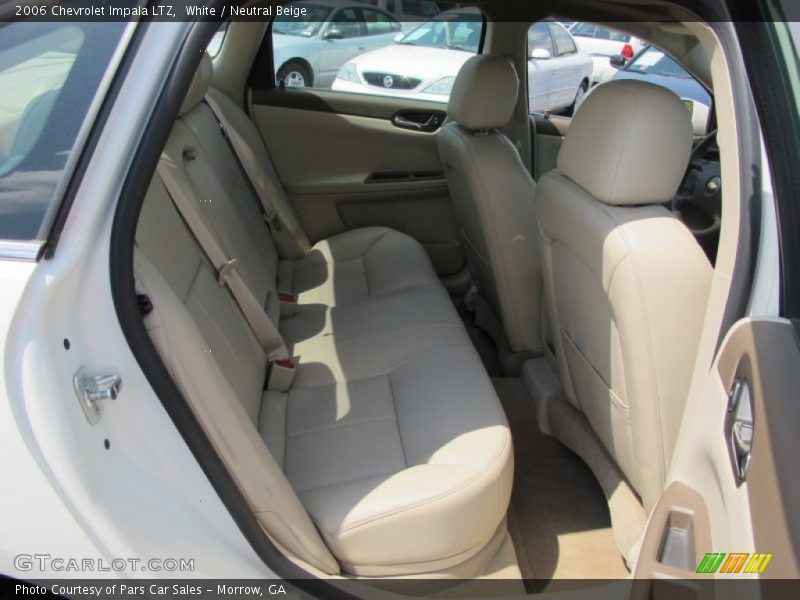White / Neutral Beige 2006 Chevrolet Impala LTZ