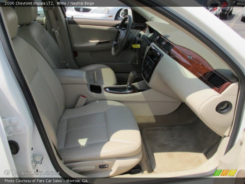 White / Neutral Beige 2006 Chevrolet Impala LTZ