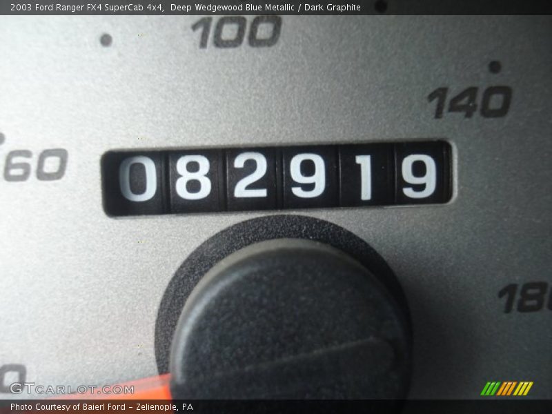 Deep Wedgewood Blue Metallic / Dark Graphite 2003 Ford Ranger FX4 SuperCab 4x4