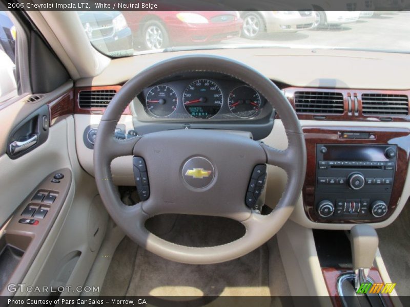 White / Neutral Beige 2006 Chevrolet Impala LTZ