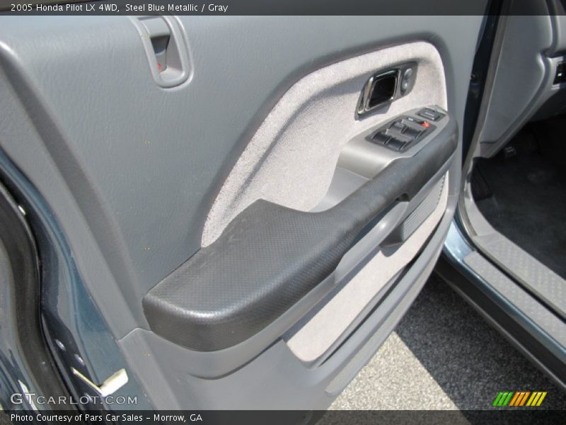 Steel Blue Metallic / Gray 2005 Honda Pilot LX 4WD
