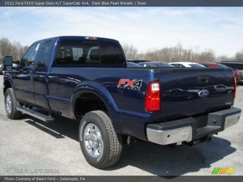 Dark Blue Pearl Metallic / Steel 2012 Ford F350 Super Duty XLT SuperCab 4x4