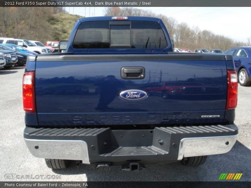 Dark Blue Pearl Metallic / Steel 2012 Ford F350 Super Duty XLT SuperCab 4x4