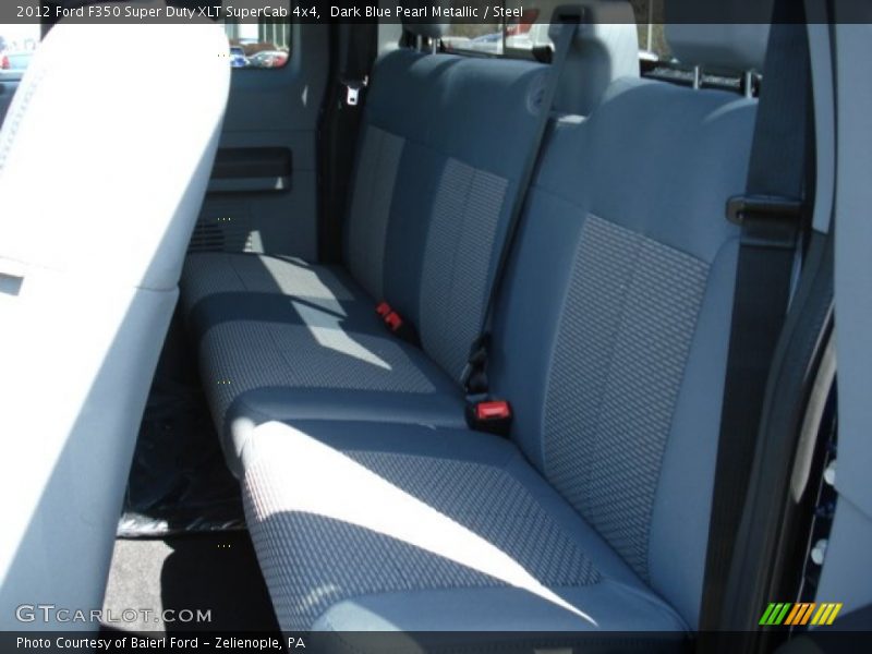 Dark Blue Pearl Metallic / Steel 2012 Ford F350 Super Duty XLT SuperCab 4x4