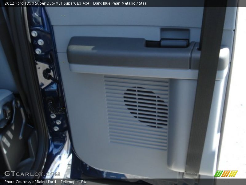 Dark Blue Pearl Metallic / Steel 2012 Ford F350 Super Duty XLT SuperCab 4x4