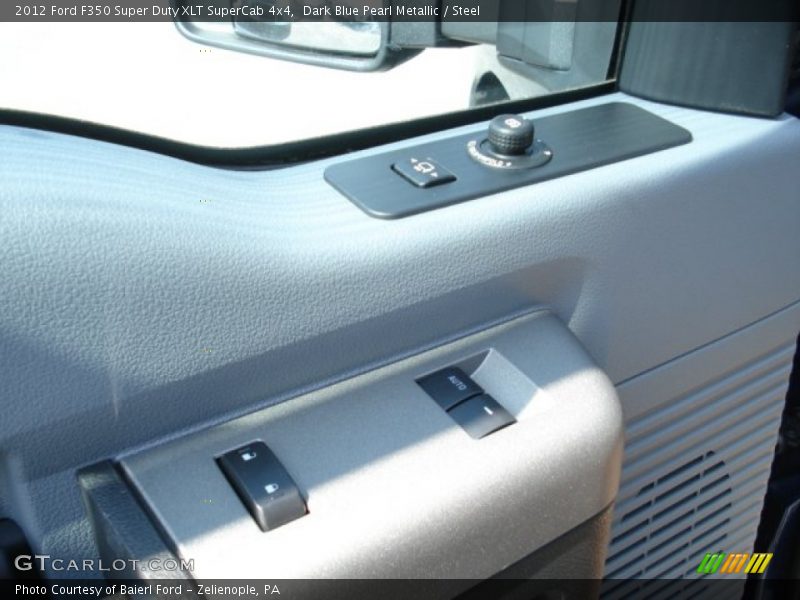 Dark Blue Pearl Metallic / Steel 2012 Ford F350 Super Duty XLT SuperCab 4x4