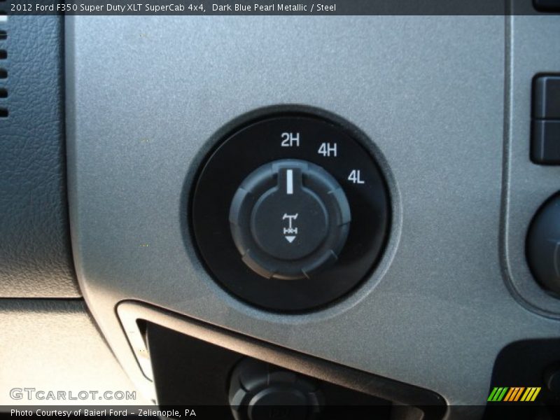 Dark Blue Pearl Metallic / Steel 2012 Ford F350 Super Duty XLT SuperCab 4x4